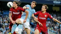 Gol Tunggal Dzeko Kandaskan West Brom