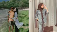 Gaya OOTD Hafna Alliya Istri Angga Putra. (Sumber: Instagram.com/afnaalliya_)