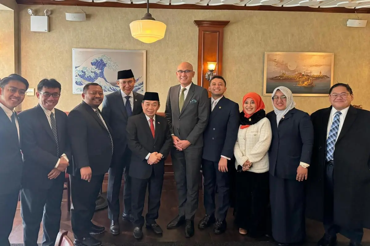 Ketua Fraksi PKS DPR RI Jazuli Juwaini bertemu dengan Perwakilan Khusus Sekjen PBB untuk SRSG.