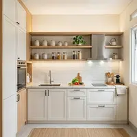 Inspirasi Dapur Kecil Anti Pengap untuk Rumah yang Minim Ventilasi (created by AI)