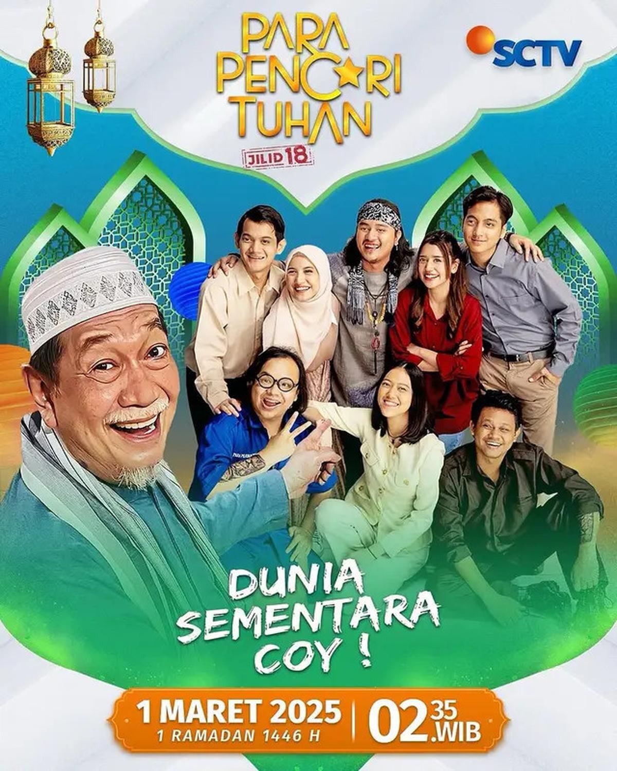 3 Nasihat Deddy Mizwar untuk Bintang Sinetron Para Pencari Tuhan Jilid 18, Termasuk Jangan Hafalkan Naskah