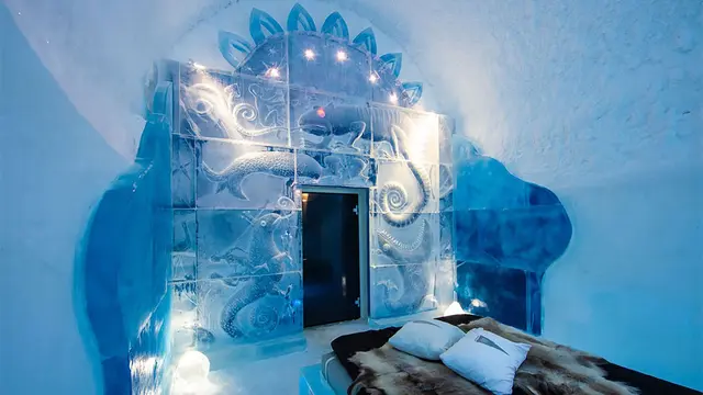 Sweden Ice Hotel (Hotel Es Swedia). (Sumber: icehotel.com/Asaf Kliger)