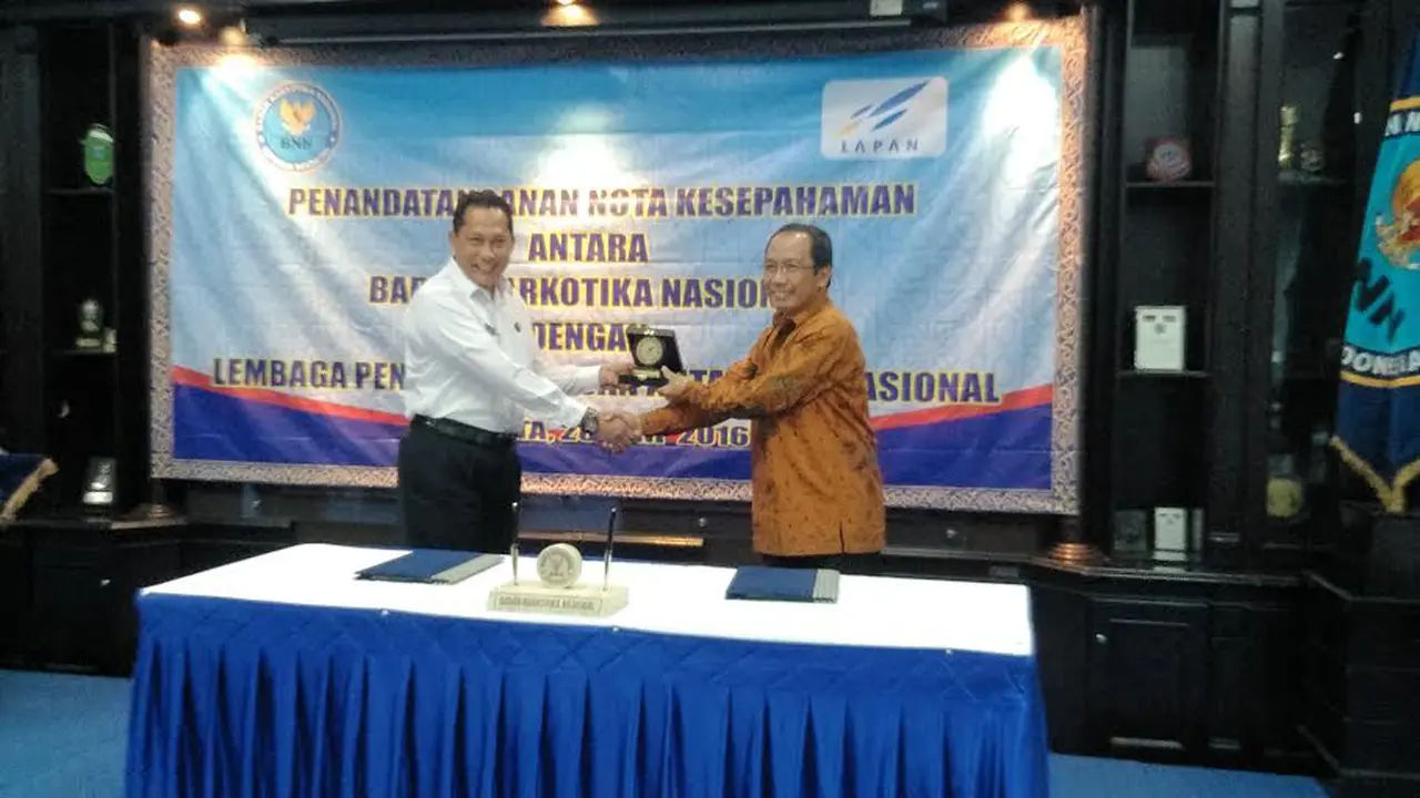 BNN teken nota kesepahaman dengan Lapan