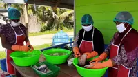 Rumah Albumin Merauke, Papua selatan memproduksi albumin berkualitas dengan ikan gabus pilihan. (Foto: Liputan6.com/Katharina Janur)