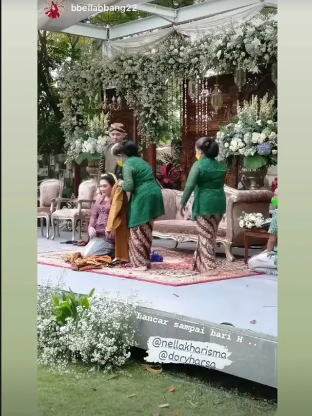 7 Momen Prosesi Tingkeban Nella Kharisma, Menawan dengan Balutan Adat Jawa
