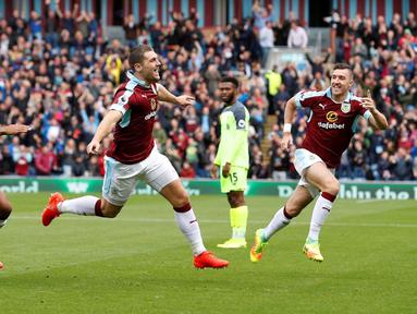 Liverpool harus mengakui keunggulan Burnley dengan skor 0-2 dalam lanjutan Premier League di Stadion Turf Moor, Sabtu (20/8/2016). Dua gol Burnley dicetak Sam Vokes dan Andre Gray pada babak pertama. (Action Images via Reuters/Lee Smith)