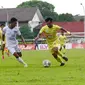 Persikota Tangerang bermain imbang 0-0 melawan Belitong FC pada laga ketiga Grup Q di Stadion Benteng Reborn, Kota Tangerang, Rabu (23/2/2022). (foto: Liputan6.com/Pramita Tristiawati)