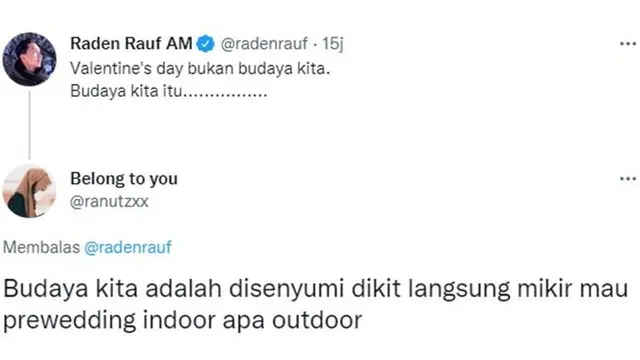10 Cuitan Kocak Netizen soal 'Valentine Day Bukan Budaya Kita' Ini Bikin Ngenes