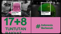 Memahami Makna Brave Pink Hero Green, Gerakan Viral di Medsos Pasca Aksi Demonstrasi