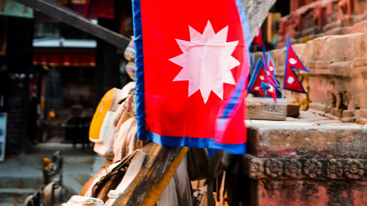 Ilustrasi bendera Nepal. (Sushil Basnet)