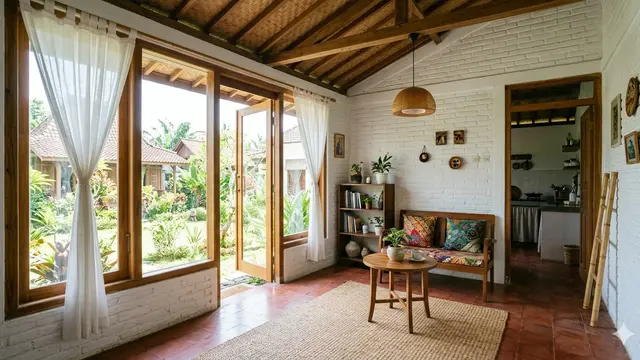 Tips Dekorasi Rumah Kecil (Foto: Gemini AI)