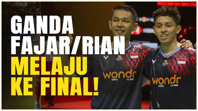 Berita video pasangan ganda putra Indonesia Fajar Alfian/Muhammad Rian Ardianto melaju ke final Indonesia Masters 2025. Mereka ditunggu pasangan Malaysia Chong Man/Kai Wun Tee dan mengaku sudah siapkan strategi.