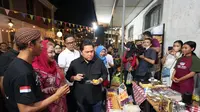 Menteri BUMN Erick Thohir mendorong kerjasama BUMN dan pemda untuk mendongkrak pariwisata. Salah satu yang saat ini ditargetkan Kota Lama Semarang. (Dok Kementerian BUMN)