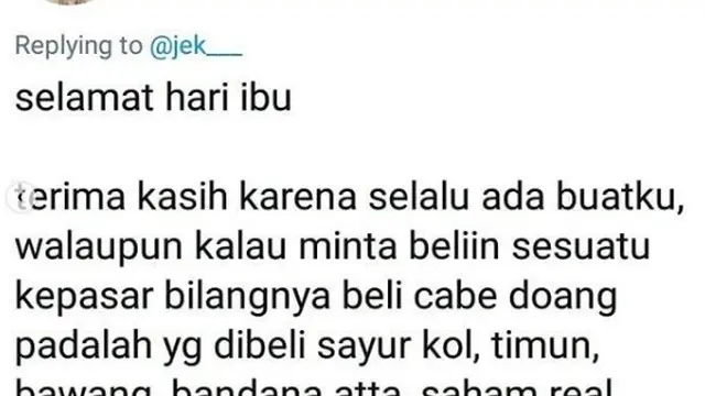 cuitan ibuku hebat (foto:twitter/@twider.id)