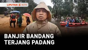 Tidak hanya di Kabupaten Solok, banjir bandang juga menerjang permukiman warga di Padang, Sumatra Utara. Banjir terjadi karena air Sungai Pasar Lalang meluap setelah diguyur hujan deras.