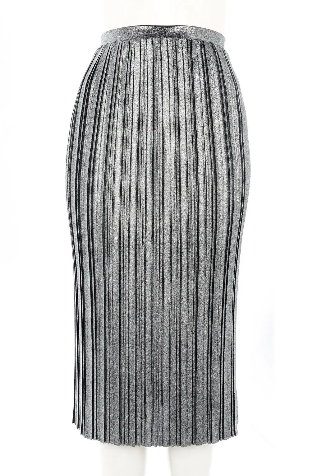 Metallic Jersey Pleated Skirt. (Image: topshop.com)