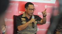 Kapolda Metro Jaya, Irjen Pol Tito Karnavian dalam diskusi ‘Keamanan Jelang Lebaran’, Jakarta, Sabtu (4/7/2015). Dalam kesempatan itu, Tito membeberkan empat kejahatan yang paling utama jelang lebaran. (Liputan6.com/Herman Zakharia)