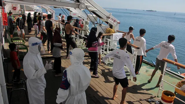 Menengok Aktivitas Pasien COVID-19 di Kapal Umsini