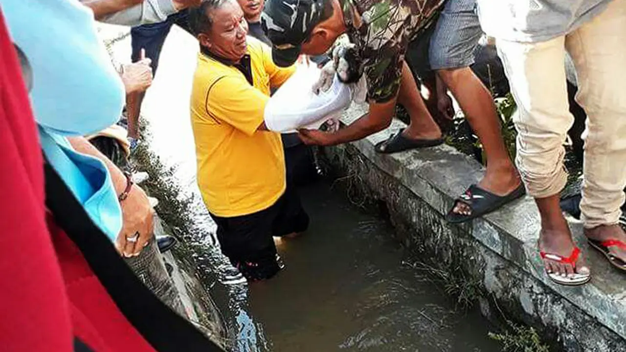 Penemuan jenazah bayi