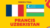 Perempat Final Piala Dunia U-17 - Prancis Vs Uzbekistan (Bola.com/Adreanus Titus)