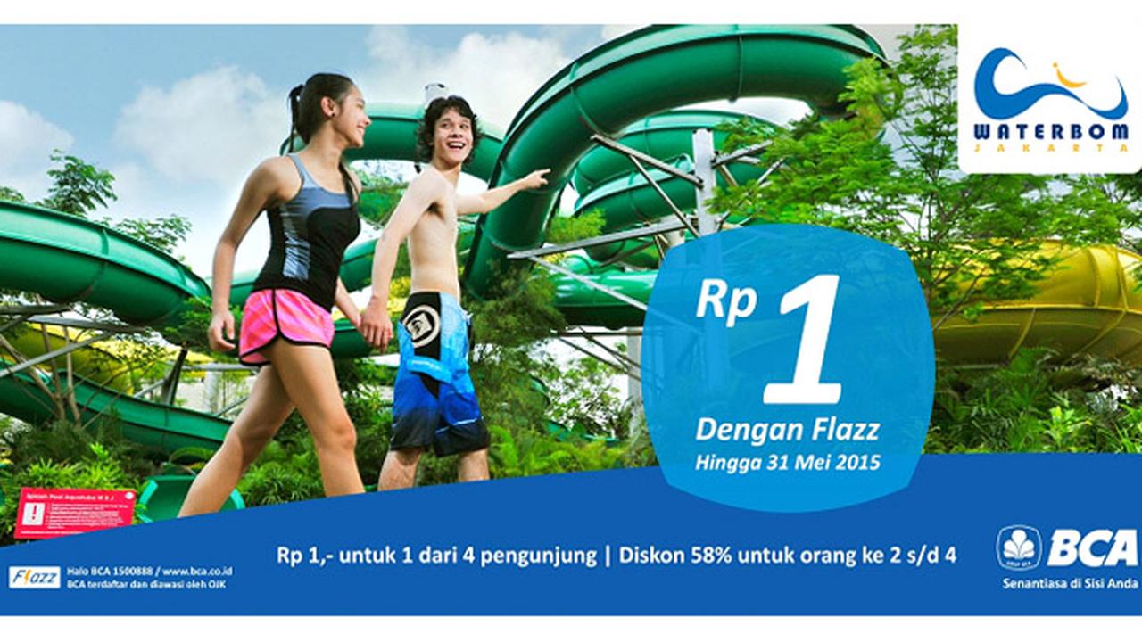 Wisata Waterbom Jakarta Cuma Rp 1, Gimana Caranya?