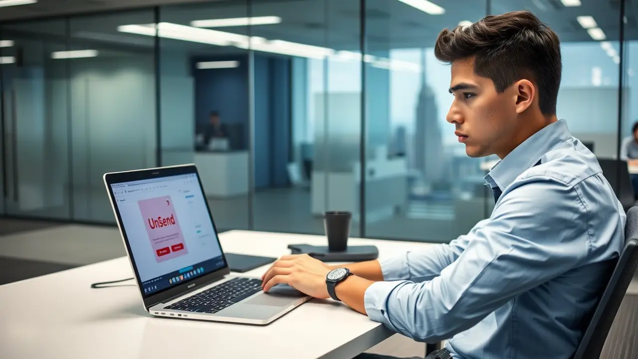 cara menarik email yang sudah terkirim
