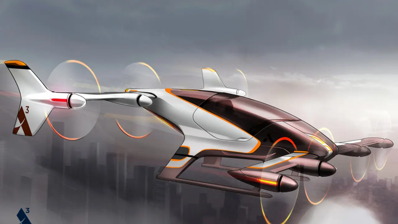 Mobil terbang airbus 