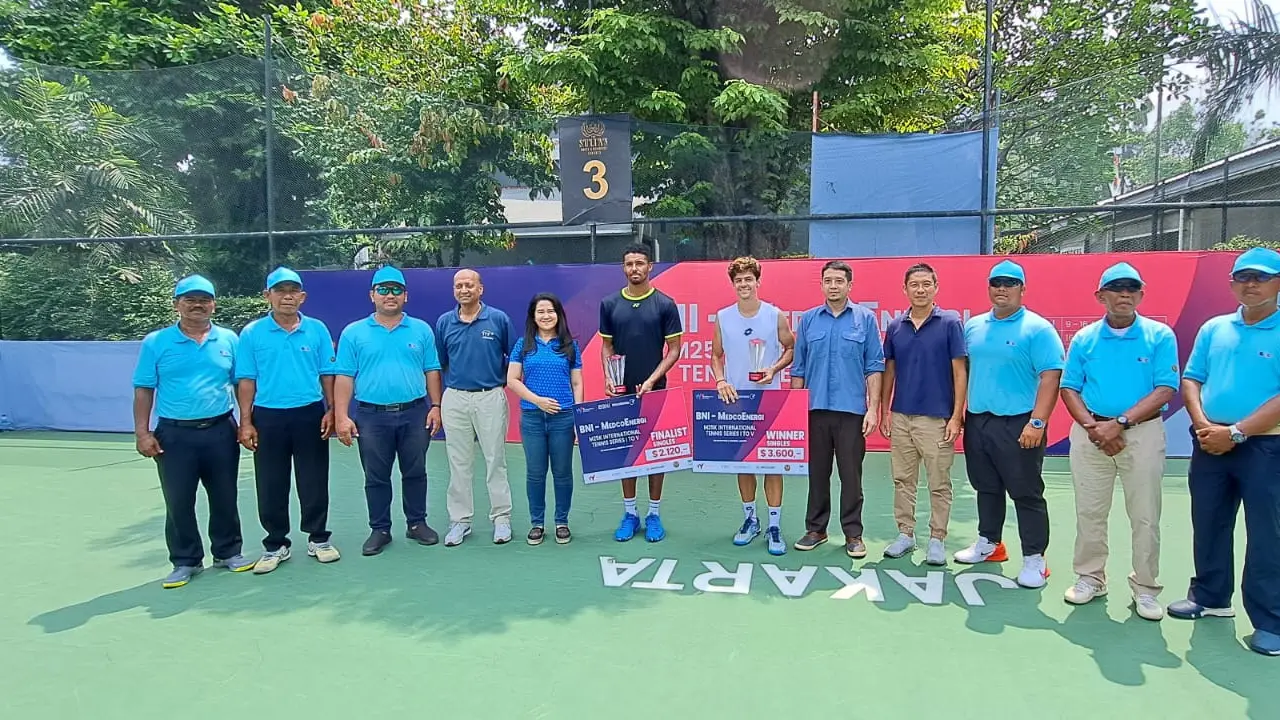 Petenis Turki Yanki Erel juara di BNI-MedcoEnergi International Tennis M25K Seri III