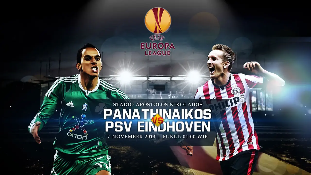 Prediksi Panathinaikos vs PSV (Liputan6.com/Yoshiro)