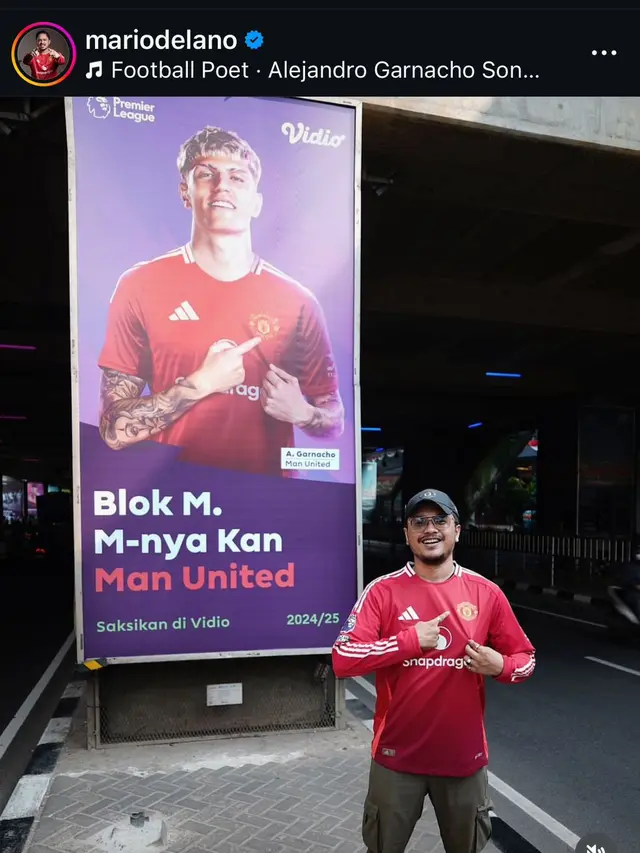 Billboard Liga Inggris Vidio di Blok M Jadi Sorotan