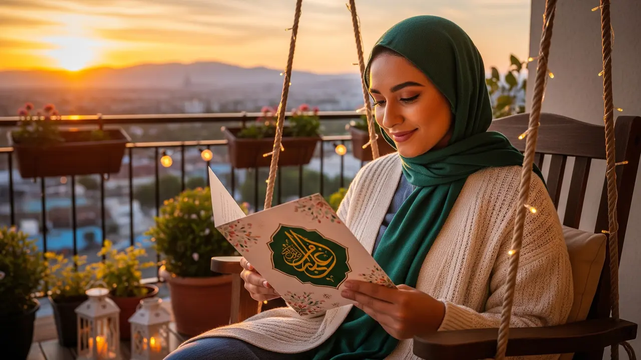 Ilustrasi Ucapan Idul Fitri Lucu dan Unik yang Manis untuk Orang-orang Terkasih/Gemini AI