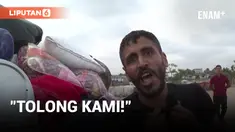 Ratusan Warga Palestina Tinggalkan Rafah