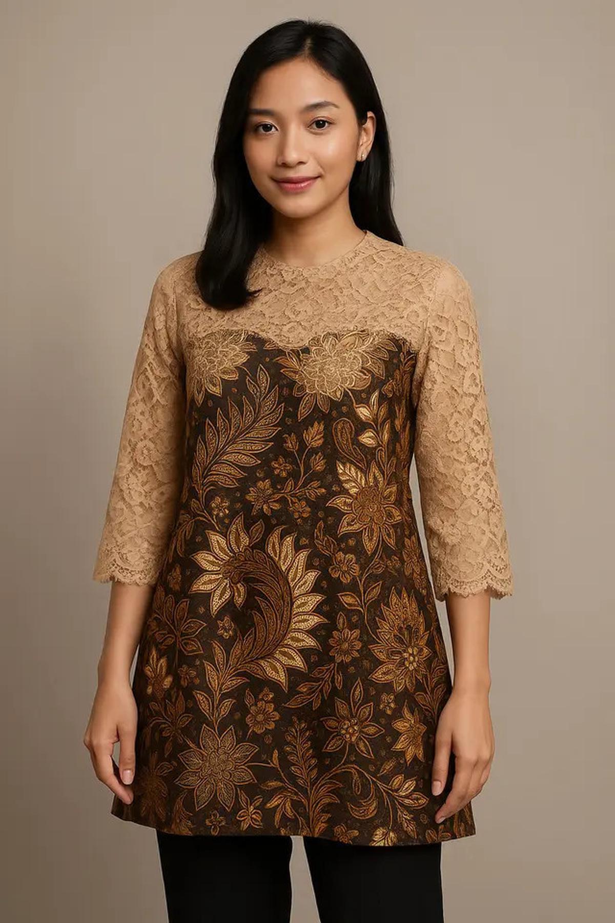 7 Model Tunik Batik Cantik untuk Kondangan 2025, Tampil Anggun dan Elegan