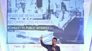 CEO Kapanlagi Youniverse, Steve Christian menjadi pembicara dalam acara Emtek Goes to Campus (EGTC) 2018 di Dome Universitas Muhammadiyah Malang, Kamis (27/9). Steve memberikan sharing motivasi perjalanan hidupnya menjadi CEO. (Liputan6.com/Johan Tallo)