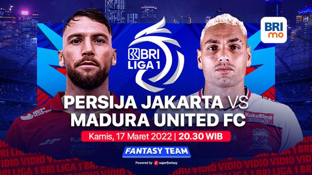 Saksikan duel seru BRI Liga 1 Malam Ini : Persija Jakarta Vs Madura United di Vidio