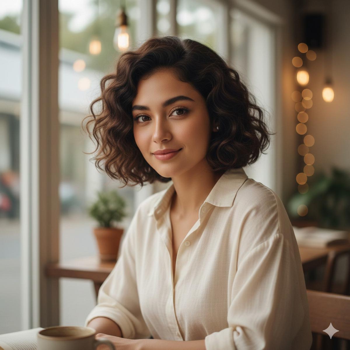 Curly/Wavy Short Bob