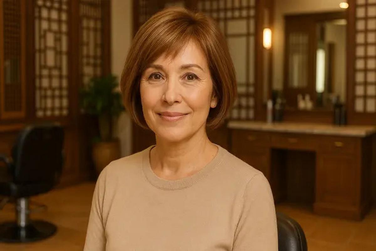 9 Tren Warna Rambut Ash Brown untuk Ibu-Ibu Usia 50 Tahun ke Atas