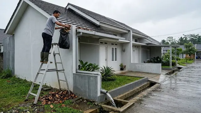Tips Menjaga Rumah Tetap Kering Saat Musim Hujan/AI Generated