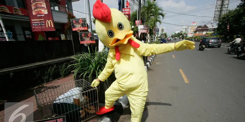 20161002- Aksi Peringatan Hari Hewan Ternak Sedunia di Yogya- Boy Harjanto