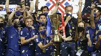 Thailand pun sukses merebut gelar Piala AFF ke-6 sepanjang sejarah. (AP/Suhaimi Abdullah)