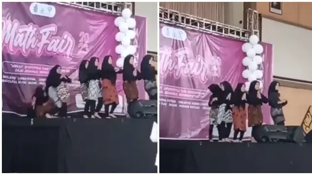 Viral Momen Apes Penari Jatuh dari Panggung, Tanggung Malu Bersama-sama