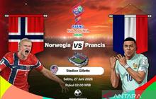 Perebutan Juara Grup I: Susunan Pemain Norwegia vs Prancis di Piala Dunia 2026