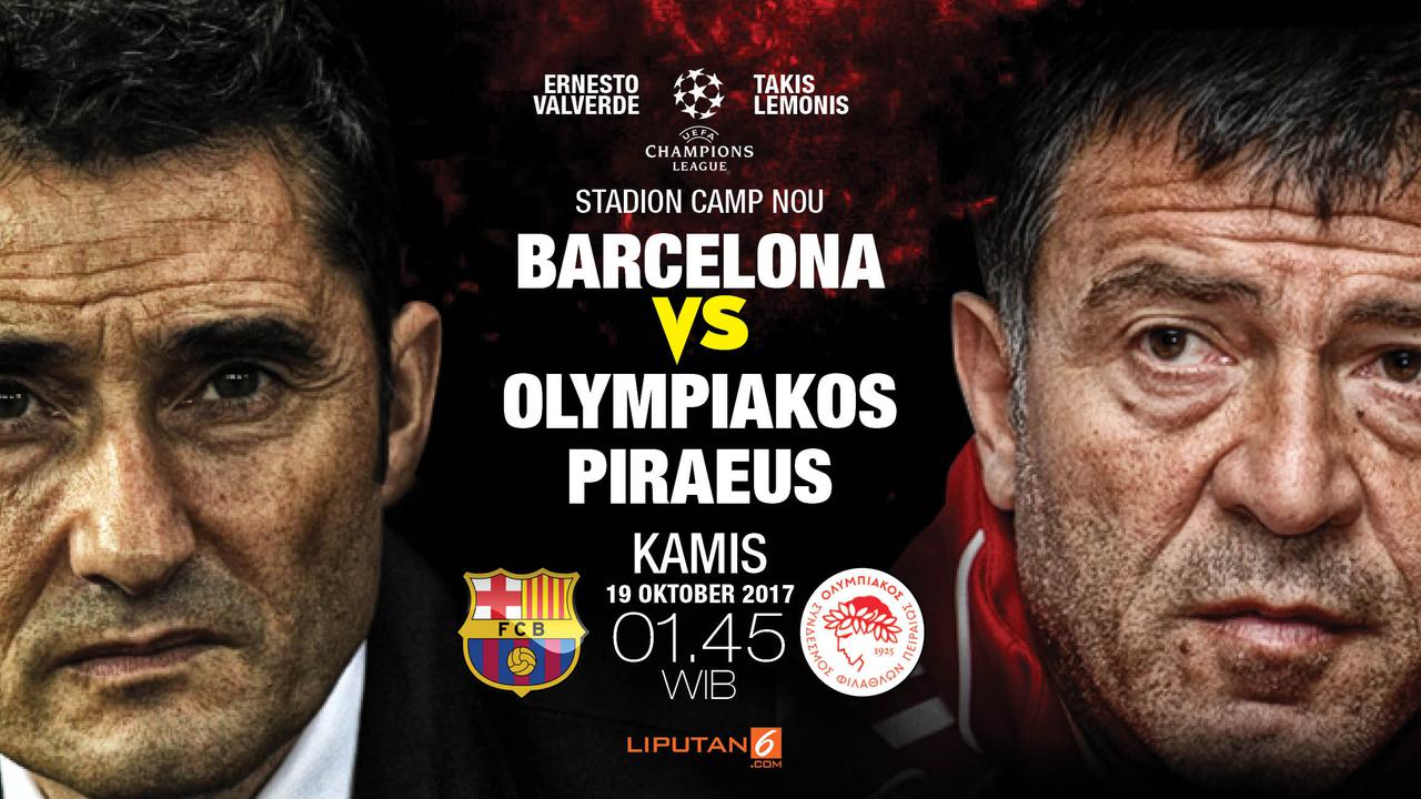 Prediksi Barcelona vs Olympiakos Piraeus