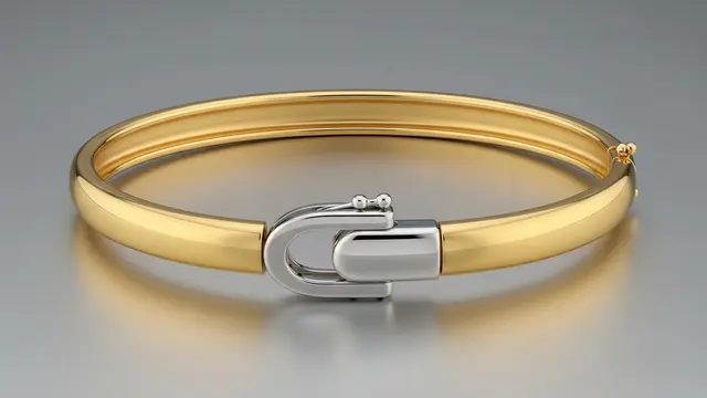 Gelang Oval Kait Sederhana