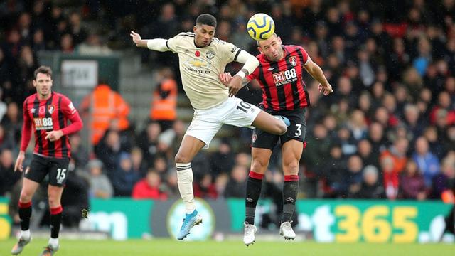 Penyerang Manchester United, Marcus Rashford.