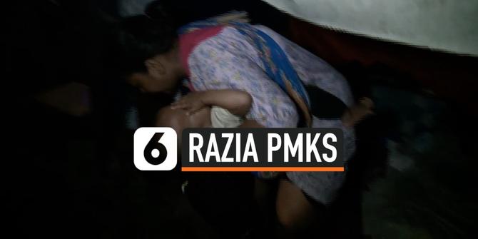 VIDEO: Satpol PP Razia Gelandangan di Karet Tengsin