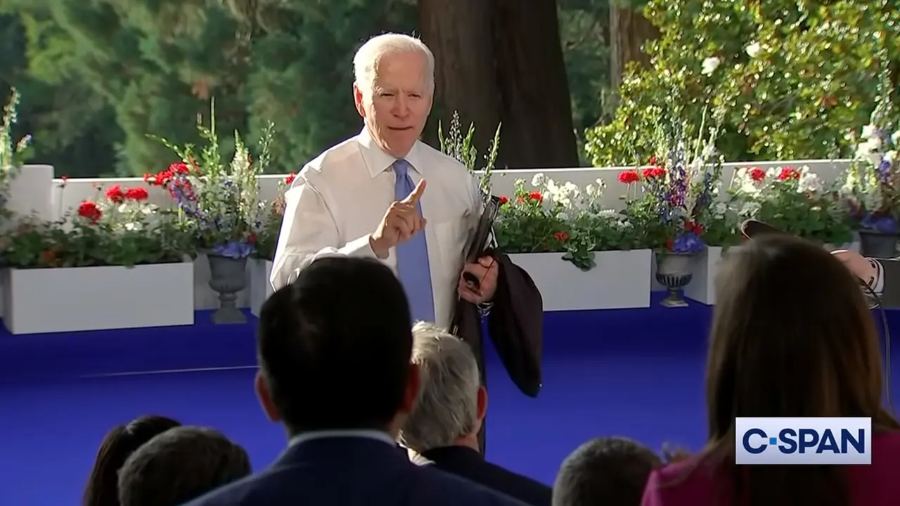 Presiden AS Joe Biden emosi ketika ditanya tentang Vladimir Putin.
