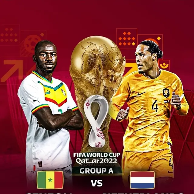 Senegal vs Belanda - Piala Dunia 2022 Qatar