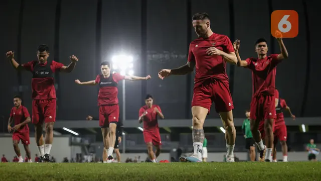 Latihan Timnas Indonesia Menjelang Laga FIFA Matchday Melawan Burundi