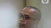 Dirjen Pajak Suryo Utomo saat menjelaskan empat pilar dalam omnibus law di Jakarta, Selasa (11/2/2020). Suryo Utomo mengatakan upaya untuk memperkuat perekonomian menjadi salah satu alasan utama pemerintah melakukan terobosan kebijakan dalam bentuk omnibus law. (Liputan6.com/Angga Yuniar)